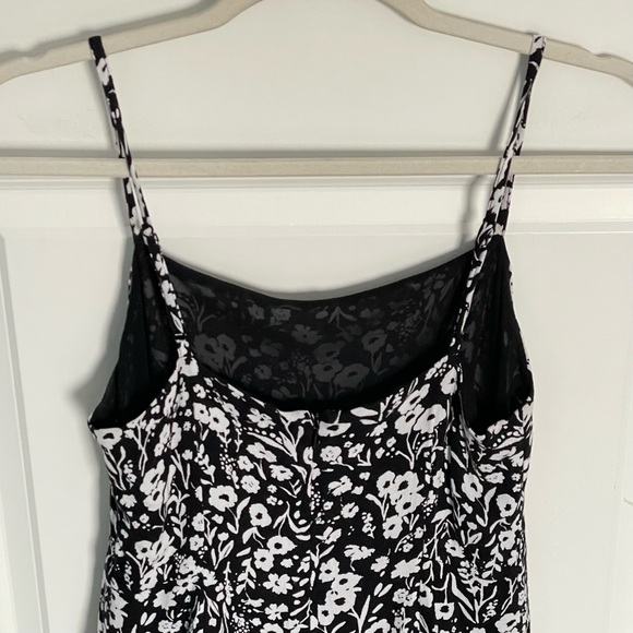 Banana Republic Black ECOVERO Square-Neck Midi Dress Size 0 - 54204 - Picture 9 of 12